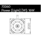 Astralpool Switch S system nozzle for dry fountain, square cover, 1 Circular 200 LED, 25 W Photo №3