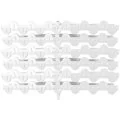 AstralPool White overflow modular curved grating for swimming pool, 245 mm, 22 mm
