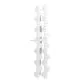 AstralPool White overflow modular curved grating for swimming pool, 245 mm, 22 mm Photo №2
