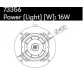 Astralpool Switch S system nozzle for dry fountain,circular cover - Steel , 1 Circular 200 LED, 25 W Photo №3
