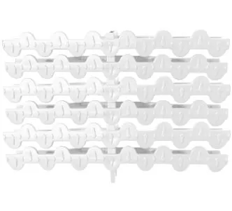 AstralPool White overflow modular curved grating for swimming pool, 335 mm, 22 mm