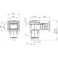AstralPool standard square lid 17.5 L skimmer for concrete pools, extended, face plate Photo №3