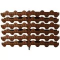 AstralPool Brown overflow modular curved grating for swimming pool, 295 mm, 22 mm