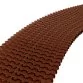 AstralPool Brown overflow modular curved grating for swimming pool, 295 mm, 22 mm Photo №3