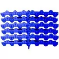 AstralPool Blue overflow modular curved grating for swimming pool, 335 mm, 22 mm