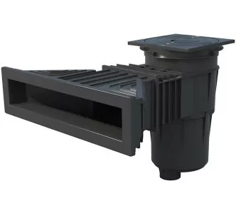 AstralPool Slim skimmer 17.5 L for liner pool, Anthracite grey