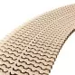 AstralPool Ivory modular curved grating for swimming pool, 295 mm, 22 mm Photo №3