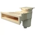 AstralPool Slim skimmer 17.5 L for concrete pool, Beige