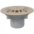 AstralPool threaded floor return inlet for concrete pools, 50 mm, Beige