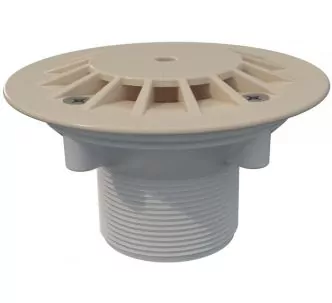AstralPool threaded floor return inlet for concrete pools, 50 mm, Beige