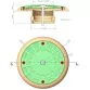 AstralPool threaded floor return inlet for concrete pools, 50 mm, Light grey Photo №2