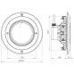 AstralPool LumiPlus Standard LED projector for swimming pool, PAR 56 14.5 W, White Photo №2