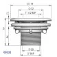 AstralPool vacuum inlet for liner pools, 50 mm, White Photo №2
