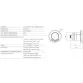 AstralPool LumiPlus mini LED light with ABS decorative ring for concrete pool, White Photo №2