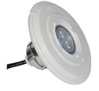 AstralPool LumiPlus pool spotlight with ABS decorative ring, White