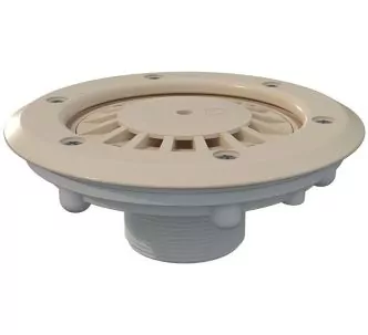 AstralPool floor return inlet for prefabricated pool, 2 inch, Beige