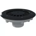AstralPool floor return inlet for prefabricated pool, 2 inch, Anthracite Grey