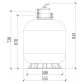 Aqua Industrial Bobbin-Wound top mounted sand filter 550 mm, 10 m3/h Photo №2