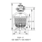 Aqua Industrial Ocean Gelcoat filter with top mounted valve Ø500 mm, 10 m3/h Photo №2