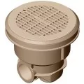 AstralPool Norm main drain for liner and prefabricated pool, Beige