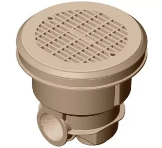 AstralPool Norm main drain for liner and prefabricated pool, Beige