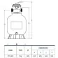 Aqua Industrial EC3000 Blow molded filter with top mounted valve, 400 mm, 6 m3/h Photo №2