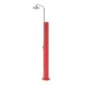 AstralPool chrome solar shower, 30 l, Red