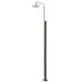 AstralPool chrome non-solar shower, Anthracite copper