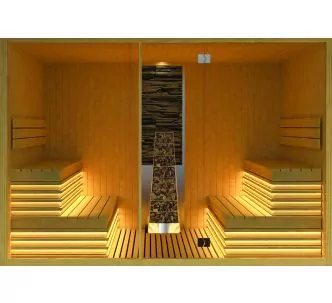 AstralPool Miramonte dry sauna- 2 seats, 200 x 150 x 210 cm, 7 kW
