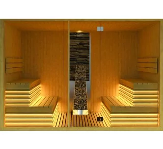 AstralPool Miramonte dry sauna- 4 seats, 300 x 300 x 210 cm, 13.5 kW