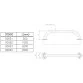 AstralPool stainless steel handrails for swimming pool, 1 m, AISI-316 Photo №3