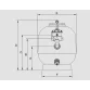 Zodiac MS 530 side mounted sand filter for swimming pool, 10m3/h Photo №6