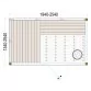 AstralPool Lobos sauna, 254 x 254 x 210 cm, 9 kW Photo №5