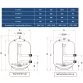 AstralPool Europe Pro side mounted filter, Ø 600 mm, 15 m3/h, methacrylate cover Photo №2