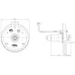 AstralPool countercurrent nozzle with round front plate, White ABS Photo №2