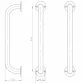 AstralPool countercurrent double model grab rails, AISI-316L Photo №2