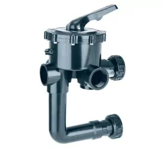 AstralPool Classic multiport valve with filter connections, 270 mm, 2