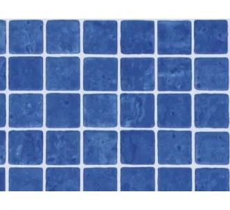 Soprema Design mosaic blue PVC pool liner, 1.65 m roll, Premium