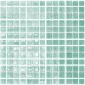 AstralPool lagoon effect glass mosaic for swimming pool, 25 x 25 mm, green Caribbean