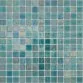 AstralPool pearl mosaic for swimming pool, 25 x 25 mm, Dark green mist Photo №1