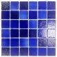 AstralPool glass mosaic for swimming pool, 5 x 5, Dark blue niebla Photo №1