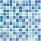 AstralPool blue mix finish pool mosaic, 25 x 25 mm, Ibiza Photo №1