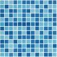 AstralPool blue mix finish pool mosaic, 25 x 25 mm, Caribbean Photo №1