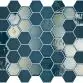 AstralPool sixties glass mosaic for wellness and spa, 325 x 294 mm, Blue Photo №1