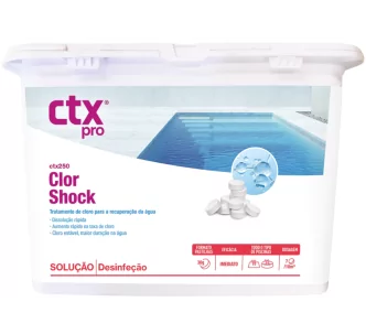 CTX 250 ClorShock quick chlorine for swimming pool, tablet, 5 kg