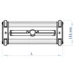 AstralPool Classic manual pool cleaner, wishbone fixing, 1 ½” 450 mm Photo №2