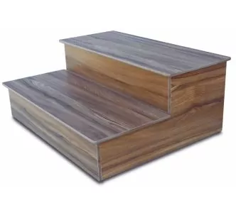 AstralPool creek faux wood ladder for spa, 2 steps