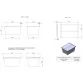 AstralPool polyester overflow tank for spa, 2060 x 1600 x 840 mm Photo №2