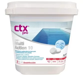 CTX 391 Long lasting chlorine with multiaction 10, tablets for swimming pool, 5 kg
