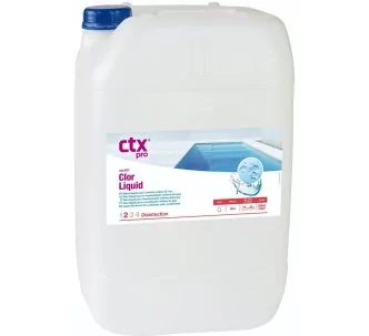 CTX 161 ClorLiquid quic chlorine for swimming pool, liquid, 20 L